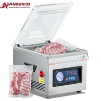 Machine d'emballage alimentaire commerciale automatique à chambre unique sous vide pour viande, volaille et poisson, avec options pour sachets et boîtes