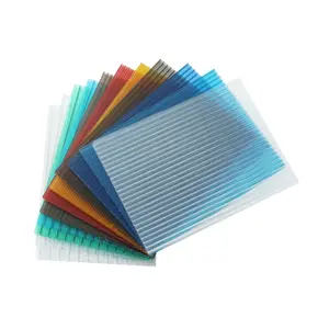 High Reflective Pc Hollow Sheet Multiwall Plastic Sunroof Panels Polycarbonate Sheets Price For Small Garden Greenhouse