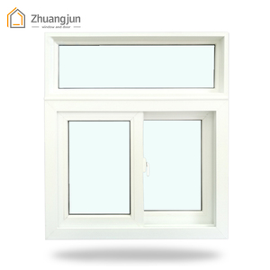 Fenêtres et portes horizontales en PVC/UPVC à double vitrage, résistantes au vent, pour hôtel, garantie 5 ans, stores enrouleurs - Product Image 2