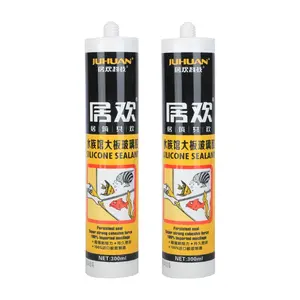 מיוצר בסין סיליקון sealant זכוכית אקווריום שחור עבור המפרקים מליטה ואיטום