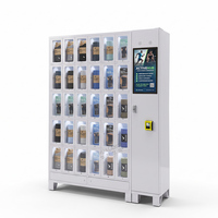 Distributeur automatique intelligent 24h/24 et 7j/7 avec 30 compartiments pour chaussettes de sport et bracelets, idéal pour les salles de sport