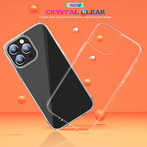 Para <span class=keywords><strong>iPhone</strong></span> 15 Pro Max Clear Case, Slim Fit 2 en 1 Hard PC Backplane Soft TPU Bumper Funda de teléfono a prueba de golpes para <span class=keywords><strong>iPhone</strong></span> 15 Pro Max - Product Image 6