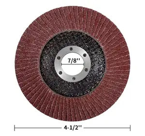 20x 4.5" 4-1/2 Flap Disc 40 60 80 120 Grit Abrasive Tools Angle Grinder Sanding And Grinding Wheels