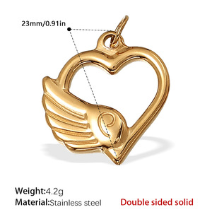 Simboli dello zodiaco, celesti e spirituali |   Ciondoli in Acciaio Inossidabile Placcato Oro 18K PVD |   Ciondoli a Forma di Stella, Luna, Sole, Mano di Fatima e Occhio per Creazioni Fai-da-Te - Product Image 6
