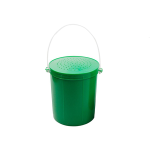 Cubo de cebo de pesca LUSHAZER contenedor de cebo vivo con <span class=keywords><strong>tapa</strong></span> portátil gusano Minnow <span class=keywords><strong>tanque</strong></span> de almacenamiento al aire libre carpa lubina trucha Accesorios - Product Image 1