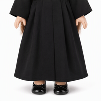 Poupée éducative en vinyle souple American Girl, robe de remise de diplôme pour enfants