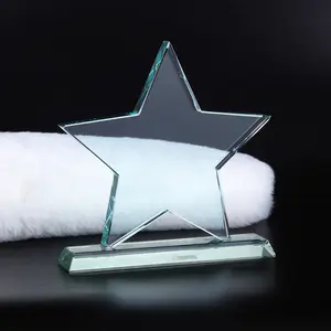 Günstige Preis Kristall Glas Trophy Award für Blank