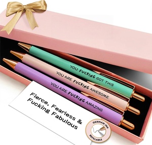 Work Sucks <b>Pen</b> Sets with <b>Gold</b> Parts - Product Image 1