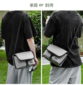 Bolso Bandolera de Lona con Cubierta Impermeable, Cierre de Cremallera, Estilo Minimalista, Fabricante OEM - Product Image 3