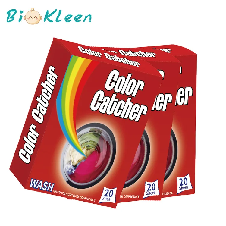 Biokleen Oem частная торговая марка, оптовая продажа, краситель, захват, бельевые листы, стирка