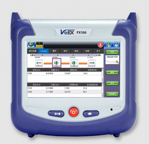 เครื่องวัด OTDR รุ่น USA VeEX FX150 Mini สำหรับเครือข่ายไฟเบอร์ FTTH หน้าจอสัมผัสสี TFT ขนาด 5 นิ้ว รองรับมัลติโหมด 850/1300nm - Product Image 3