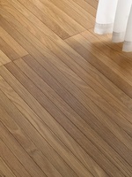 Parquet en bois de qualité AB FSC avec un design linéaire unique à fines bandes pour un décor moderne et minimaliste