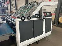 Machine à laminer le papier ondulé pour boîtes en carton semi-automatique à 3 plis, prix d'usine