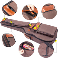 Étui à sangle en cuir pour guitare acoustique, 41 pouces, étanche, pour instruments de musique