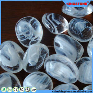 Mejor Marca grande piedra para el jardín, fuente del fabricante de vidrio transparente Pebble, tira <span class=keywords><strong>río</strong></span> - Product Image 2