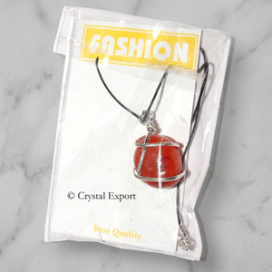 Pendentif boule thème Agate, monture griffe en argent 925, style classique, unisexe, pour usage quotidien, solitaire - Product Image 3