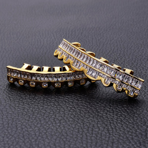 Neu eingetroffen: Hip-Hop-Zahnschmuck mit Zirkonia-Besatz für Herren – vollständig mit Bling verziert - Product Image 1