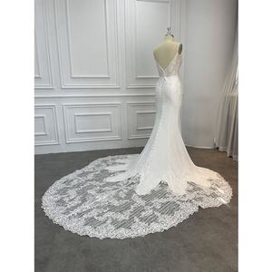Robe de mariée en dentelle à paillettes, style sirène, sans manches, <span class=keywords><strong>2022</strong></span>, 2023 - Product Image 3