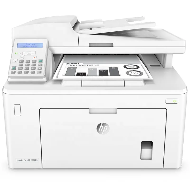Fast laser black and white laser all-in-one document feeder continuous paper double-sided printing copy scanning printer