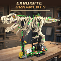 Modèle de squelette fossile de Tyrannosaurus Rex en plastique ABS, kit d'assemblage pour adultes, coffret cadeau de collection pour les passionnés de dinosaures