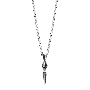 Fashion Men's Stainless Steel Arrow Pendant Necklace