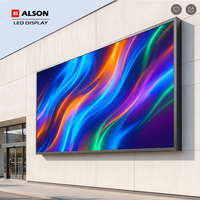 Écrans publicitaires LED extérieurs ALSON, résistants à l'eau, murs vidéo 4K, panneaux géants 3D, zones centrales de la ville
