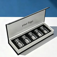 Boîte d'emballage écologique à fermeture magnétique pour peptides avec insert en EVA, impression quadricolore, coffret cadeau de luxe pour flacon de sérum