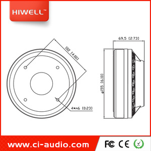 Loa nén nam châm Neodymium chất lượng cao 4 inch - Product Image 4