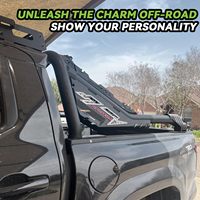 Barre de protection universelle robuste noire mate pour pick-up, panier de chargement, installation par boulons pour Hilux Ranger Navara