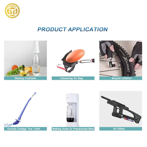 Cartucho de CO2 de Acero al Carbono de 12g, Mini Cilindro para <span class=keywords><strong>Soda</strong></span> y Cerveza, Tanque de Almacenamiento de Gas, Certificado TPED, Uso Industrial - Product Image 4