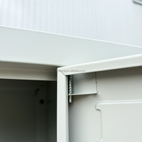 Casier métallique moderne avec serrure électronique, casier en acier à 8 portes pour école, bureau, salle de sport, armoire de rangement multi-usages résistante aux intempéries
