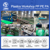 Plaque en plastique HDPE blanche personnalisée, résistante à l'usure, plaque en PE colorée de 6 mm à 26 mm, plaque en plastique HDPE résistante aux UV