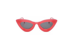 レトロキャットアイズサングラスサンシェードグラス女性レディースガールドレンディサングラス - Product Image 3