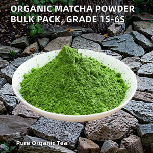 Venta al por mayor OEM: Té Matcha instantáneo 100% puro y orgánico, grado S a 6S, certificado, pedido a granel, envasado en bolsa. - Product Image 3