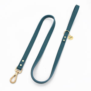 Luxuriöses Maßgefertigtes Hundehalsband mit Schnellverschluss aus PU & Leder Materialien Personalisierte Namensschilder Metall-Logo-Etikett - Product Image 6