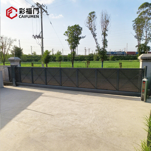 Điện treo cửa trượt bánh xe ít tự động Heavy Duty hợp kim nhôm chống gió tùy chỉnh kích thước cho ngoài trời - Product Image 2