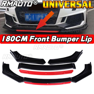 4Pcs Universal Car Front Bumper Lip <b>Splitter</b> Diffuser Spoiler Bumper Chin Body Kit for Honda for KIA for Mazda for BMW for Audi - Product Image 5