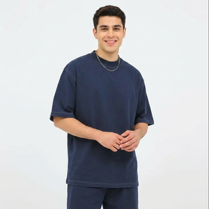 New Arrivals Unisex Oversize Washed T-shirt 260gsm Heavy <b>Weight</b> <b>Blank</b> Cotton T-shirt for men - Product Image 1