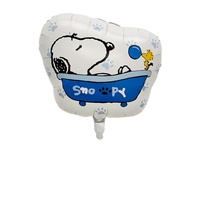 Ballons de film d'aluminium de Snoopy de bande dessinée pour la décoration de fête d'anniversaire et les ballons d'air flottants