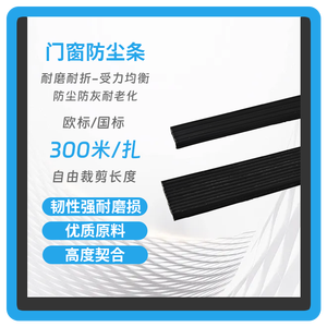 Tira de Sellado Antipolvo para Puertas y Ventanas de Plástico Xinghao, 14mm Europeo, 23mm Ranura China, Burlete - Product Image 5