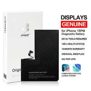 แบตเตอรี่แท้รุ่นใหม่ปี 2026 สำหรับ <span class=keywords><strong>iPhone</strong></span> 15 Pro Max  รับประกันสุขภาพแบตเตอรี่ 100%  ใช้ได้กับ <span class=keywords><strong>iOS</strong></span> ล่าสุด ได้รับการรับรองมาตรฐาน CE - Product Image 1