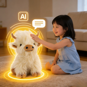 Giocattolo Interattivo in Peluche Super Morbido con Imbottitura in Cotone PP, Giocattolo Automatico Intelligente per Alleviare lo Stress - Product Image 1