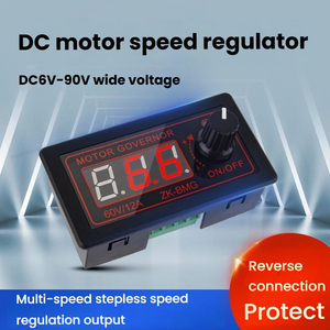 Controlador de velocidad del <span class=keywords><strong>Motor</strong></span> de CC <span class=keywords><strong>PWM</strong></span> de alta potencia 500W 9-60V 12A oscurecimiento del codificador para ventiladores componentes electrónicos de motores industriales - Product Image 2