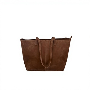 Pochette pour femmes en cuir véritable de style occidental, fermeture éclair, imperméable, légère, bandoulière de luxe, grande capacité, sac à main - Product Image 4