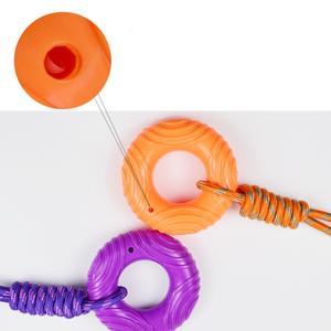 Mainan Anjing Latih Interaktif Grosir Custom, Mainan Tarik Anak Anjing dengan Tali Nilon - Product Image 4