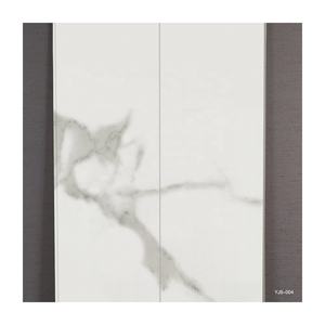 Decoratieve marmeren waterbestendige WPC <span class=keywords><strong>PVC</strong></span> bamboe panelen voor badkamerwandpanelen - Product Image 5