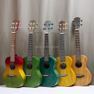 Kit de ukelele sólido completo de caoba de 4 cuerdas profesional, paquete de guitarra acústica de arranque para niños, adultos, estudiantes - Product Image 4