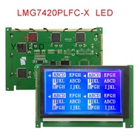 LMG7420PLFC-X Panel tampilan layar LCD FSTN industri 20 Pin 5.1 inci 240*128