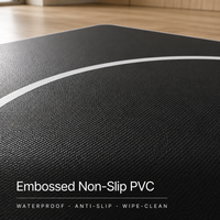 Tapis de combat robuste en PVC 2026 - Tapis de lutte MMA pliable, marqueur d'impact, mousse multicouche, 4x4m, anthracite