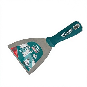 VCANO Spatole per Stucco di Produzione Nazionale a Prezzo di Fabbrica, Set di Spatole per Lucidatura, Manico in Plastica, Raschietto per Vernice - Product Image 4